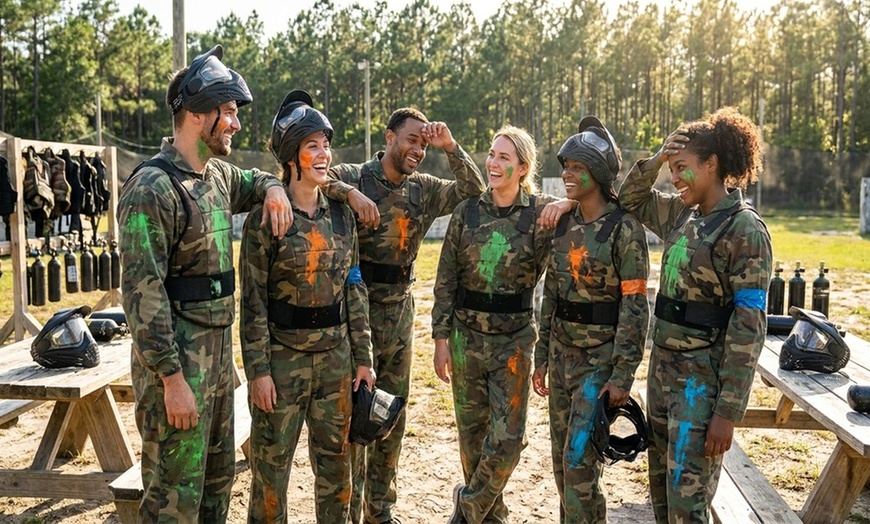 Image 2: Paintball Experience at Jacksonville's Largest Arena