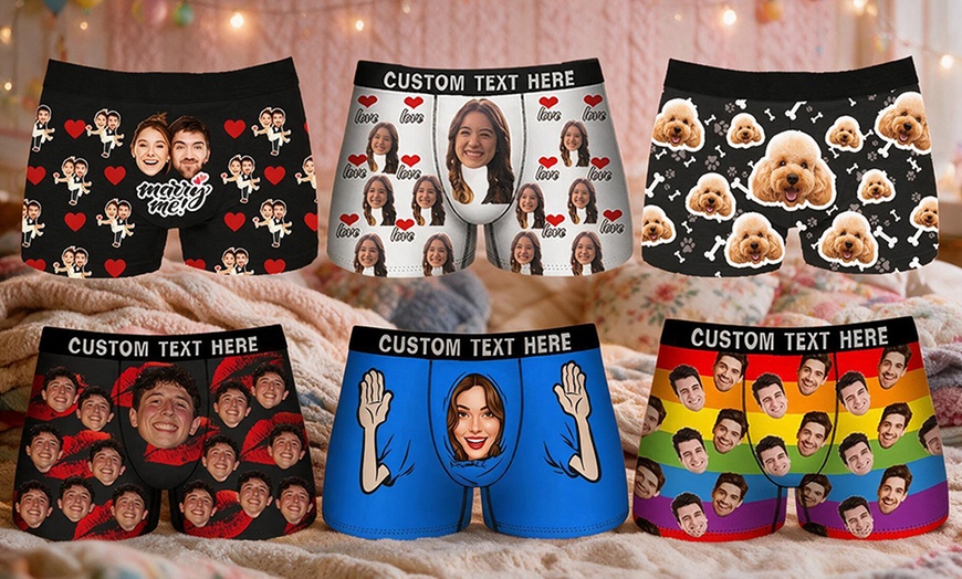 Image 5: Up to 89% Off Custom Photo Underwear from Justyling