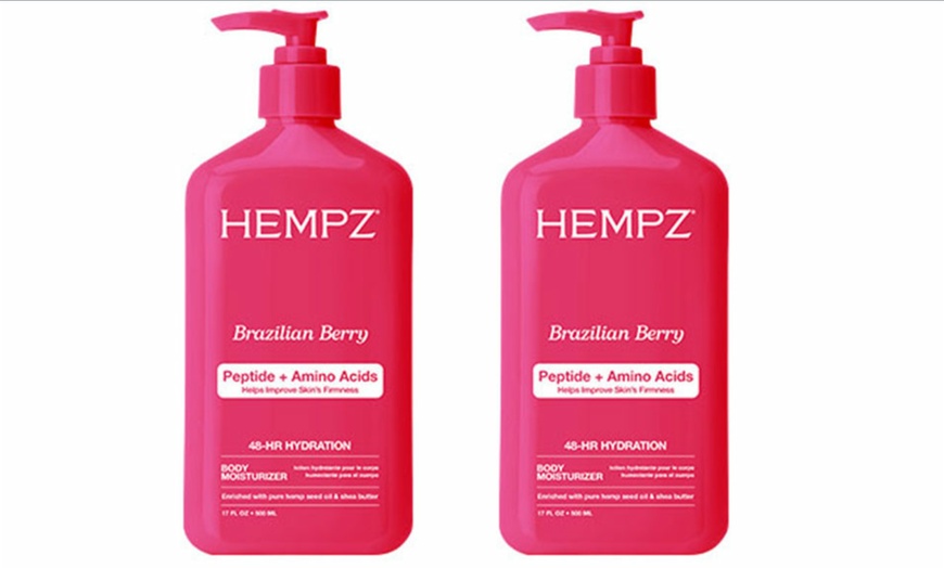 Image 48: Hempz Herbal Body Moisturizer Lotion 17oz each (2 or 3 Pack) 