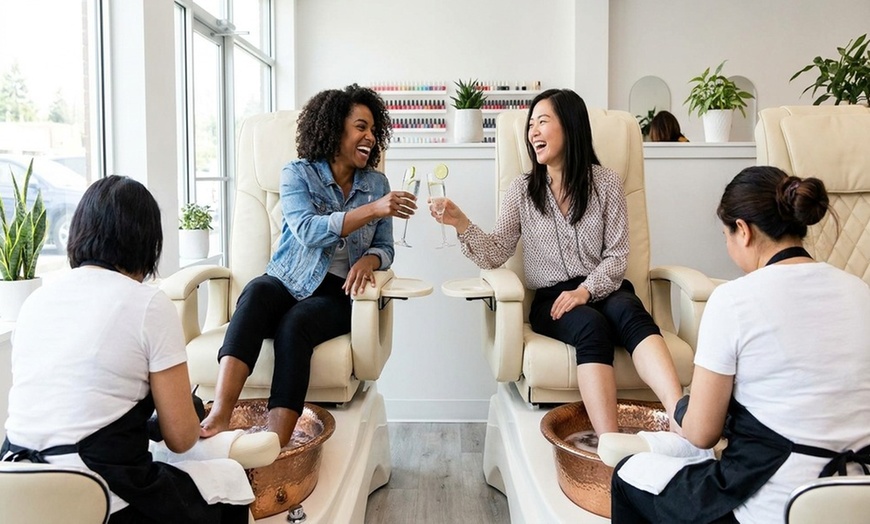 Image 2: Relaxing Mani-Pedi with Gel Polish or Classic Options