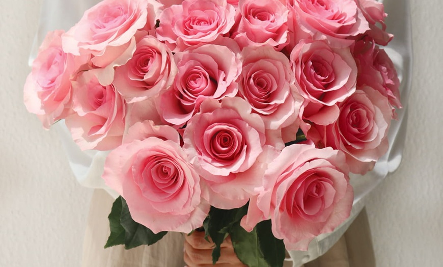Image 23: *FLASH SALE* 24 or 36ct Roses Luxury Long Stem Rose Bouquet from Rose Farmers | Farm Fresh Roses (Up to 74% Off)