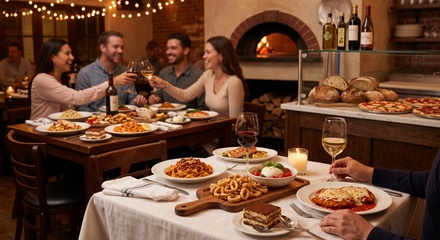 Weekend Lunch for Two with Crostini, Mains & Soft Drinks - Cecile Trattoria