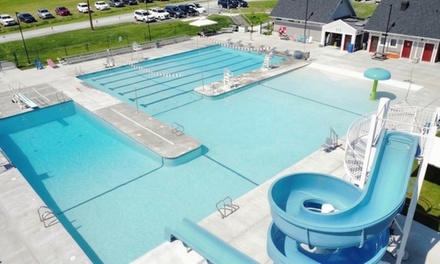 Outdoor Pool Evening Swim for St. Albans resident family of 2 - Hard ack Pool