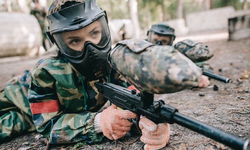 Image 7: All-Day Paintball Experience for Groups of Six or Twelve