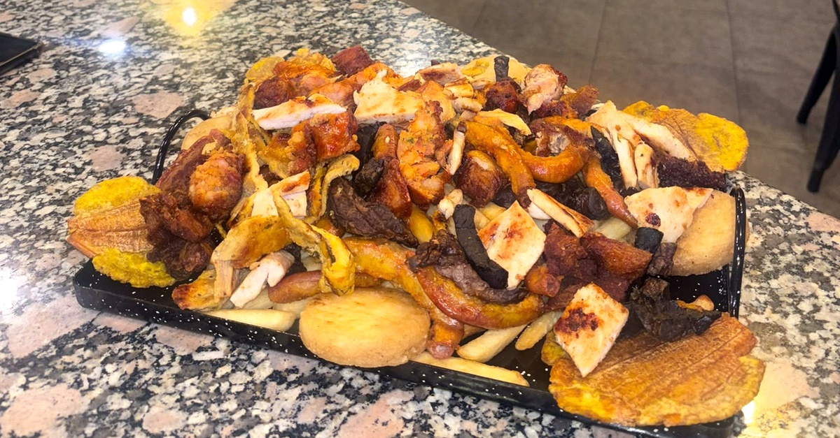 Menú colombiano casero en restaurante de Patraix, Valencia