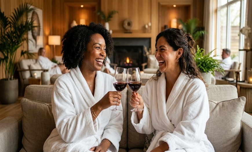 Image 5: Get 60 Mins Swedish Couple's Massage with Hot Stones, Facial & Wine