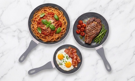 Homiu Homiu 3-Piece Non-Stick Frying Pan Set