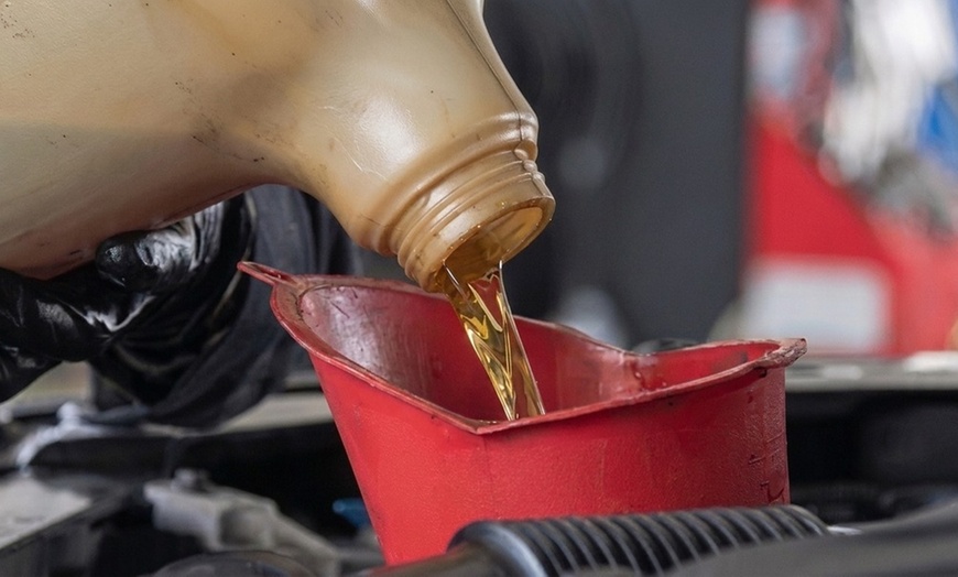 Image 3: Full Synthetic Oil Change with Standard Filter Up to 5 Quarts