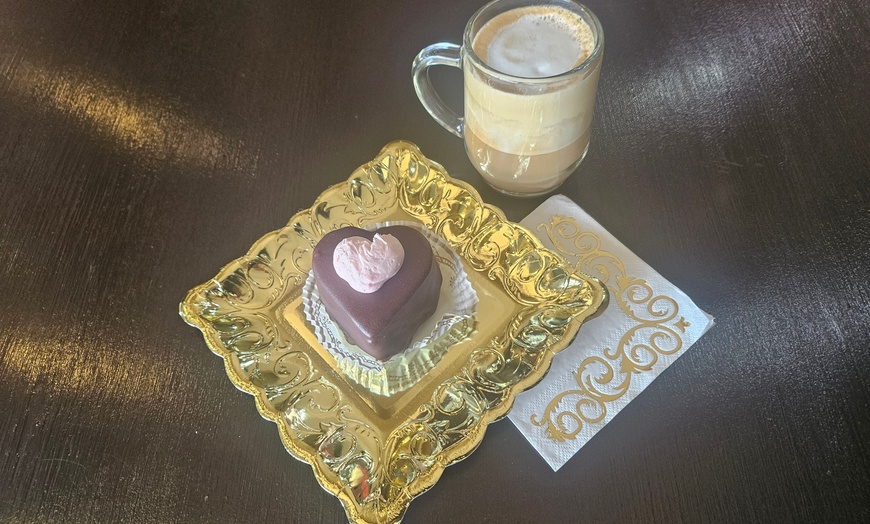 Image 2: Get Your Caffeine Fix with a Coffee and Pastry