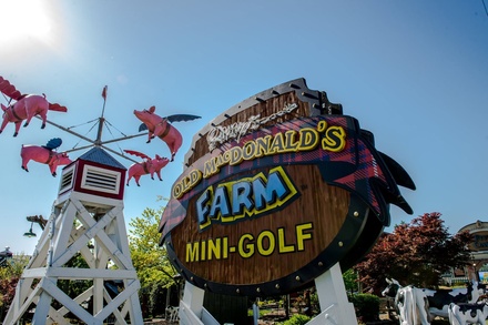 1 Child (ages 3-11): 54-Holes of Mini-Golf [Play All 3 Courses] - Ripley's Old MacDonald's Farm Mini-Golf - Sevierville
