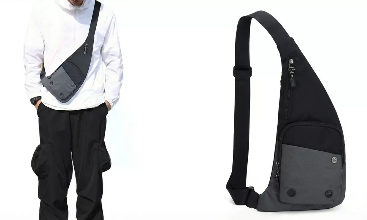 Brusttasche mit verstellbarem Tragegurt