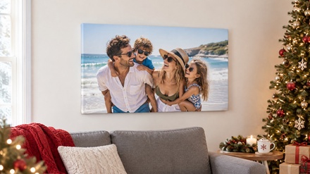One | 12'' x 10'' Custom Premium Gallery Canvas | Free Hanging Kit | Shipping Not Included - Printerpix