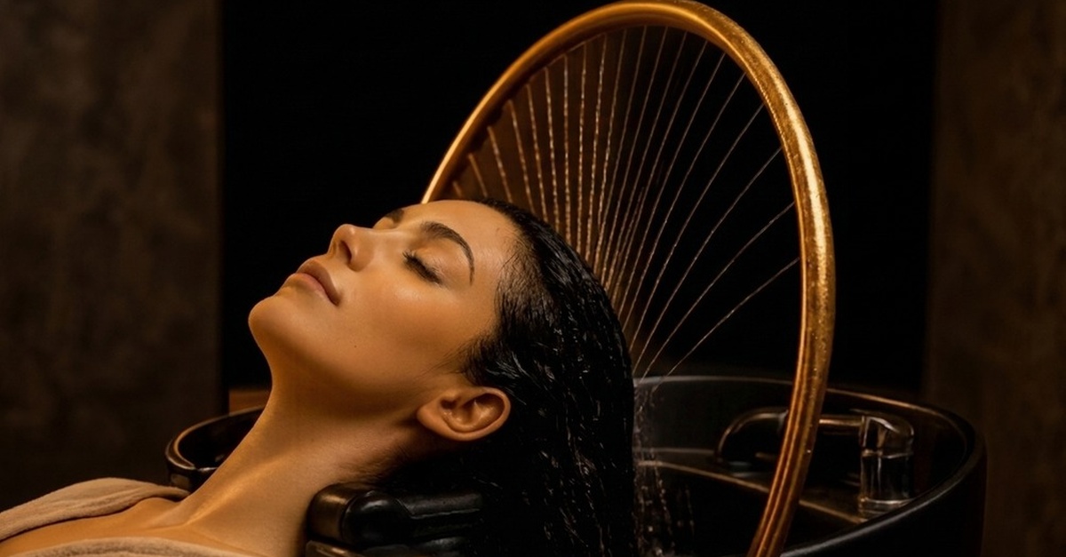 Sesión de bienestar head spa con ritual capilar japonés en Vigo