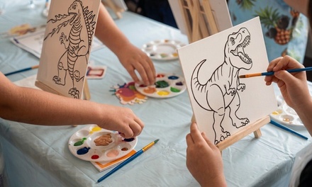 Mobile Kids Mini Masterpiece Paint Party! for up to 6 Kids for Three Hours; Valid Monday-Sunday - Drippie Paint Party