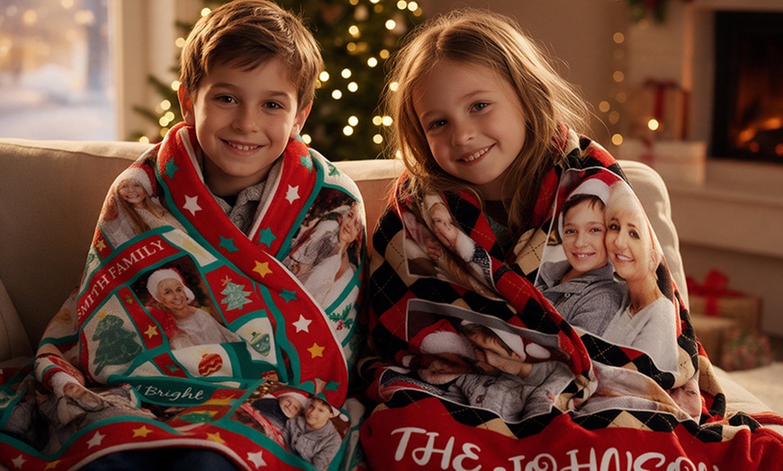 Image 13: Custom Photo Blankets from Justyling (Up to 91% Off)