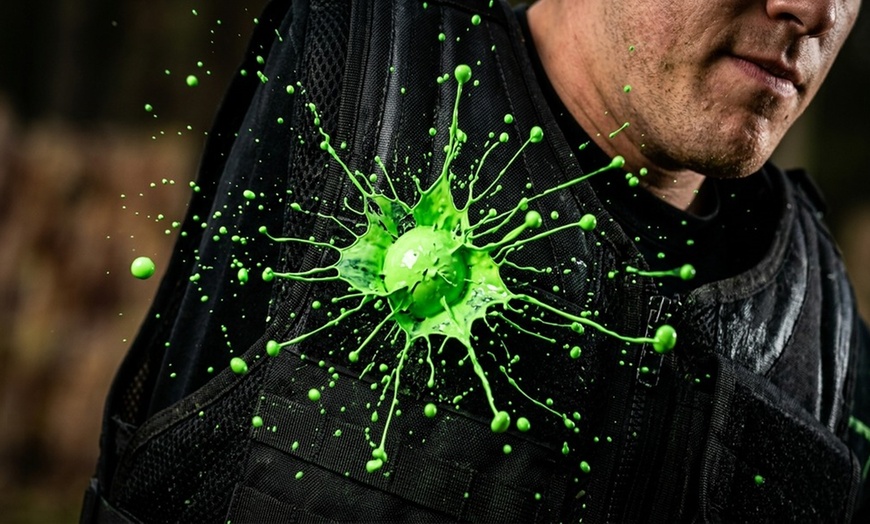 Image 2: Paintball Park Admission with Gear Up to 93% Off 