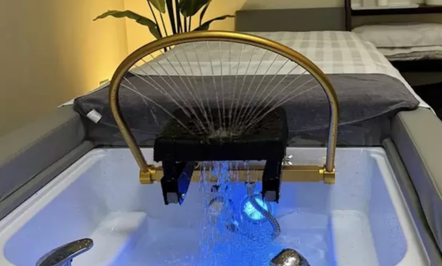Image 6: Lux Head Spa for 1 or 2 w/Massage on Scalp & Upper-Body + Hot Stones