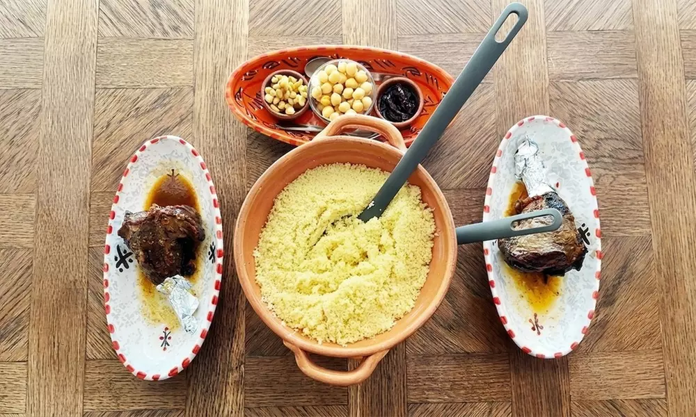 Couscous ou Tajine au choix et dessert au choix pour 2 personnes