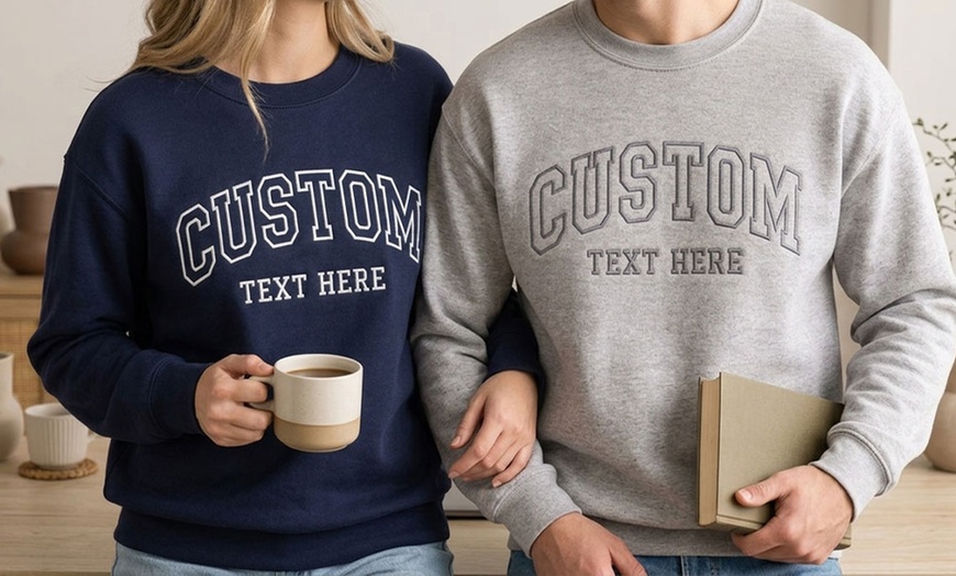 Image 2: Personalize a unisex hoodie for the perfect gift or stylish comfort!