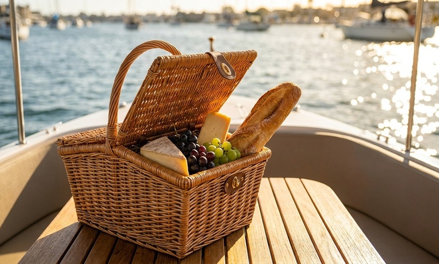 Image 3: Electric Duffy Boat Rentals – Newport Harbor Sunset Cruises