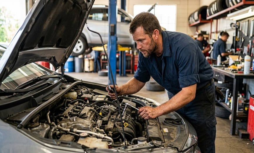 Image 4: Full Synthetic Oil Change 5Qts/ European Vehicles 6Qts w/Tire Rotation