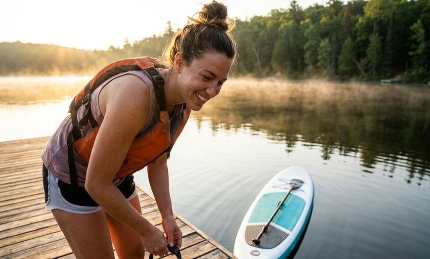 Image 2: Enjoy a 60-minute kayak or paddleboard rental at Urban Kai - Salt Creek with up to 28% off for an unforgettable water adventure