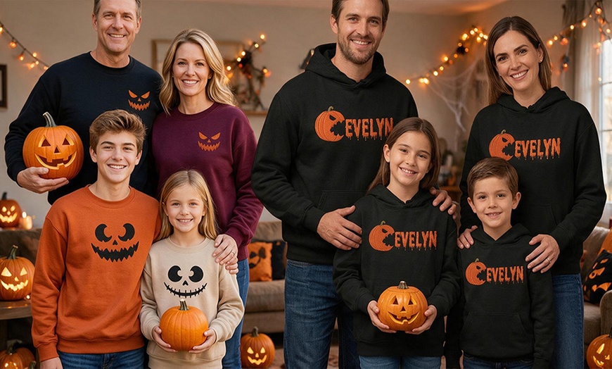 Image 11: Personalize a unisex hoodie for the perfect gift or stylish comfort!