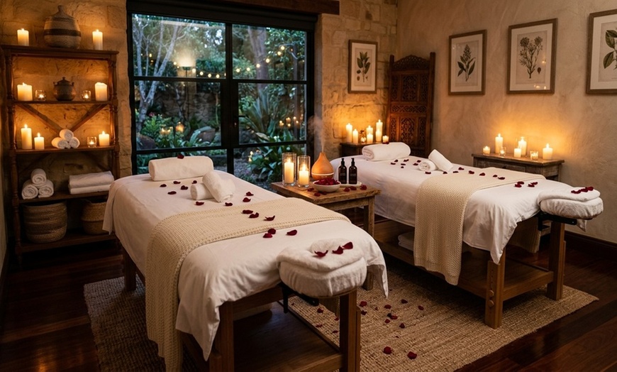 Image 2: Romantic Couples Massages with Hot Stones & Custom Add-Ons