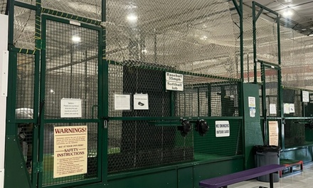 1 Person: 108 Batting Cage Pitches (6 Tokens), Valid June 15 to November 01 - East Bay Sports - San Ramon, California