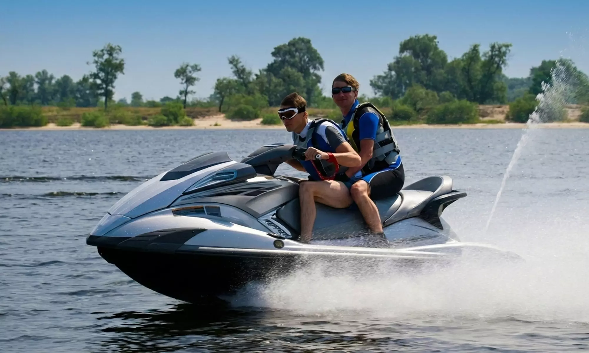 Exciting Weekday and Weekend Two-Hour Jet Ski Rentals for Two People