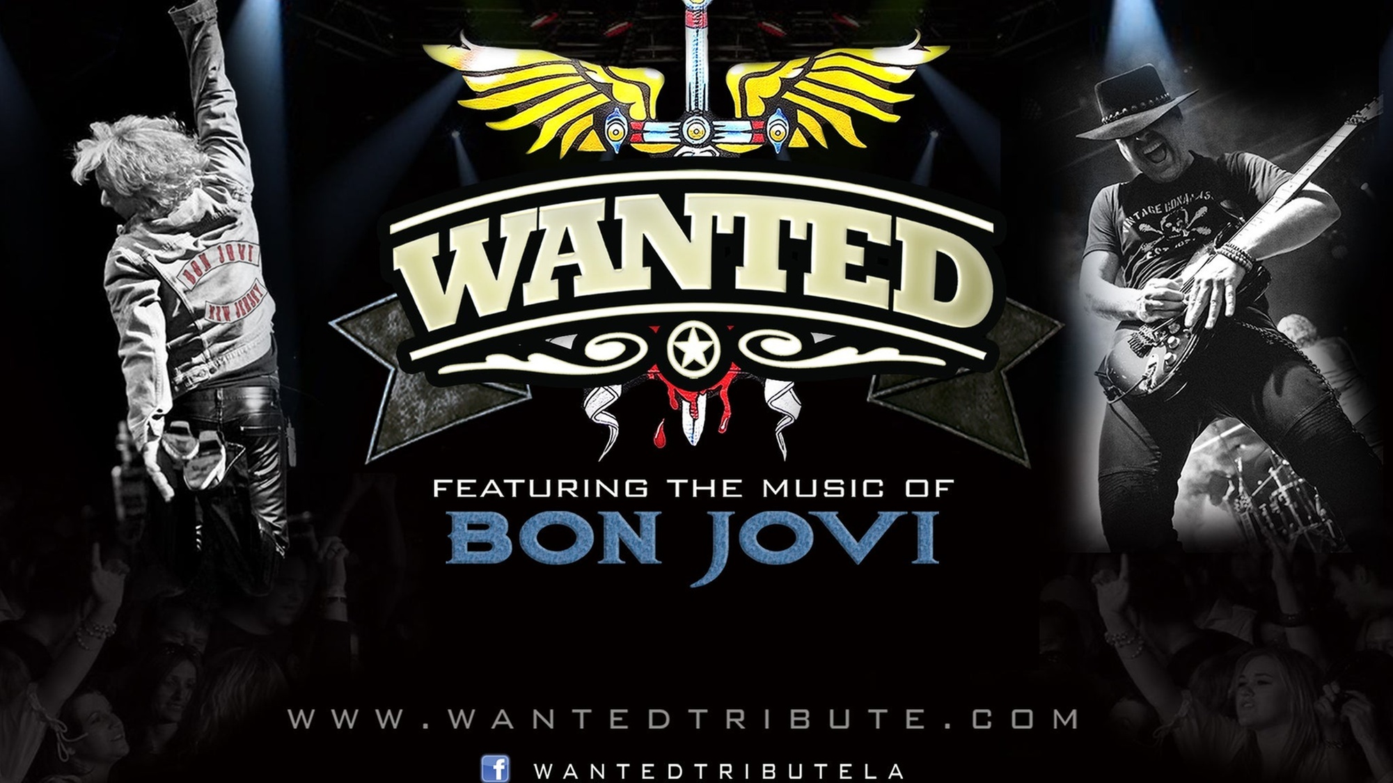 Wanted - the Ultimate Tribute To Bon Jovi on February 21 at 7 PM