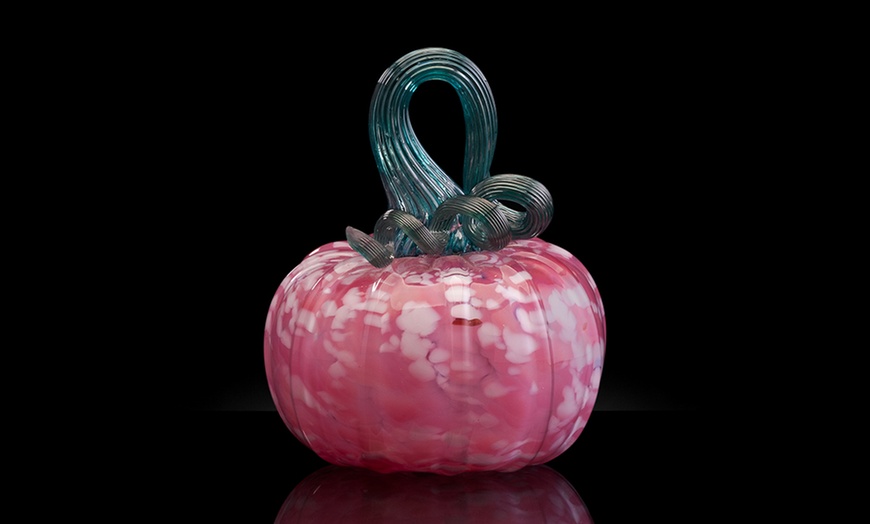 Image 3: Create Your Own Festive Glass Pumpkin with Expert Guidance