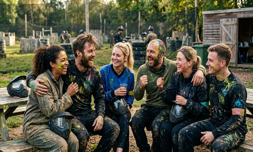 Image 6: All-Day Paintball Experience for Groups of Six or Twelve