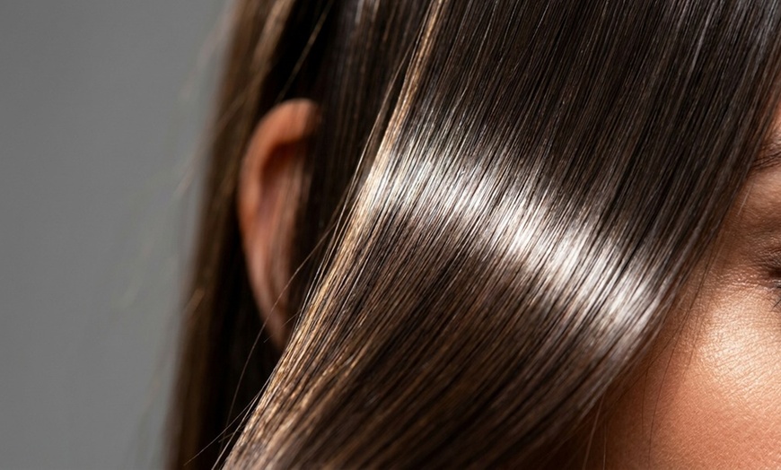 Image 3: Get Silky Hair with Keratin Straightening Treatment & Optional Haircut