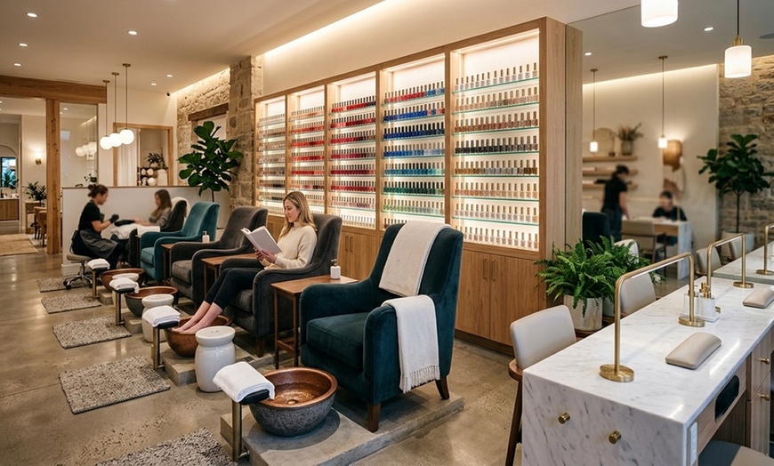 Image 2: Manicure/Pedicure, Long-Lasting Gel, & Trendy Gel-X Nail Extensions