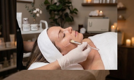 Firming Peptide Lifting Facial with High Frequency, Red Light, Lymphatic Sculpting - SKIN THERAPY by kiah