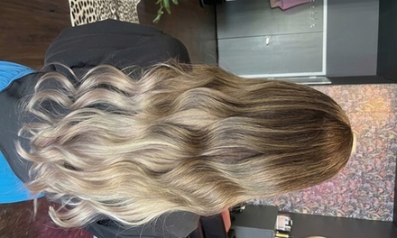 Haircut + Condition & Blowdry; Merchant may collect additional fees - E Studios