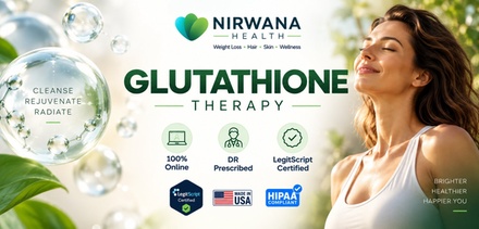30-Day Supply of Glutathione Injections with Doctor Consultation 200mg/mL: Doctor-Prescribed & Delivered - Nirwana Health