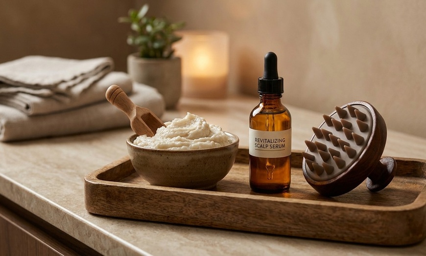 Image 2: 30 or 60-Min Signature Head Spa or Solo/Couple Head & Scalp Therapy