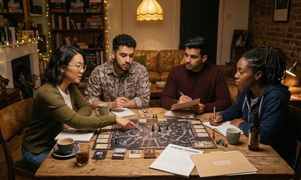 Solve a Murder Mystery for 4+ people - Any Scenario! - A Murder Among Us - QR Murder Mystery Games