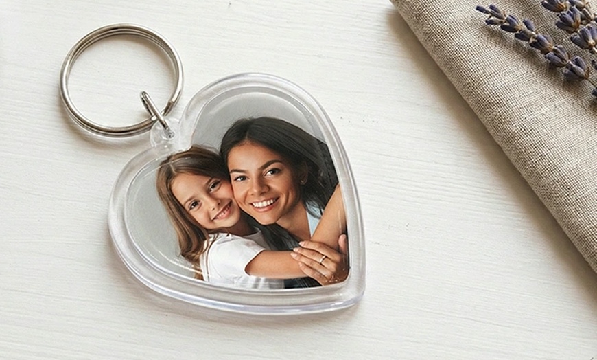 Image 6: Get Puzzle, Photo Tile, Poster, or Keyring Heart with Vibrant Color