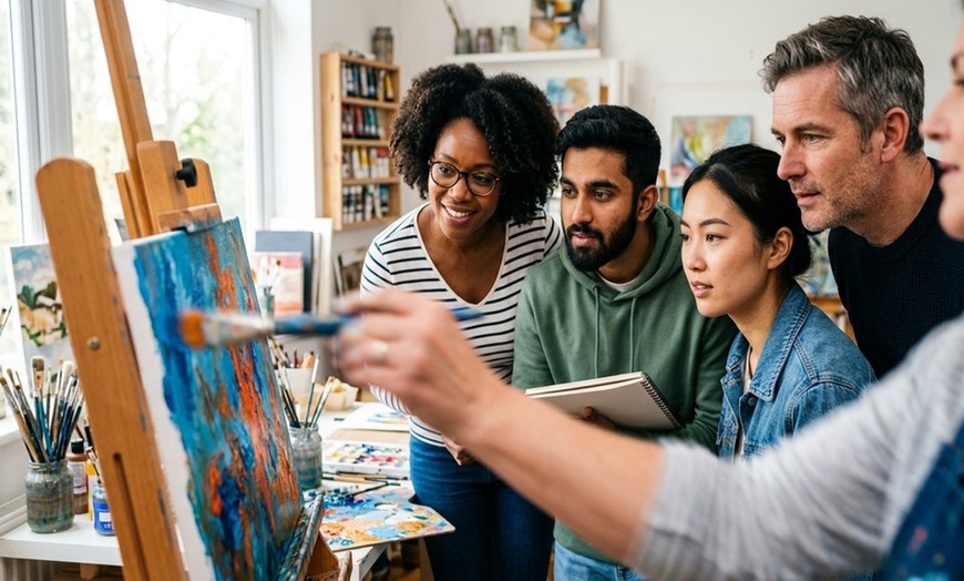 Image 2: Enjoy a 3-Hour BYOB Painting Class for One, Two, or Four People