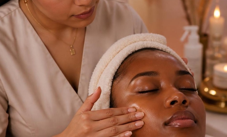 Image 7: Couples Massage LUXURY COMBO—Hot Stones—Back Facial—Infrared Sauna	