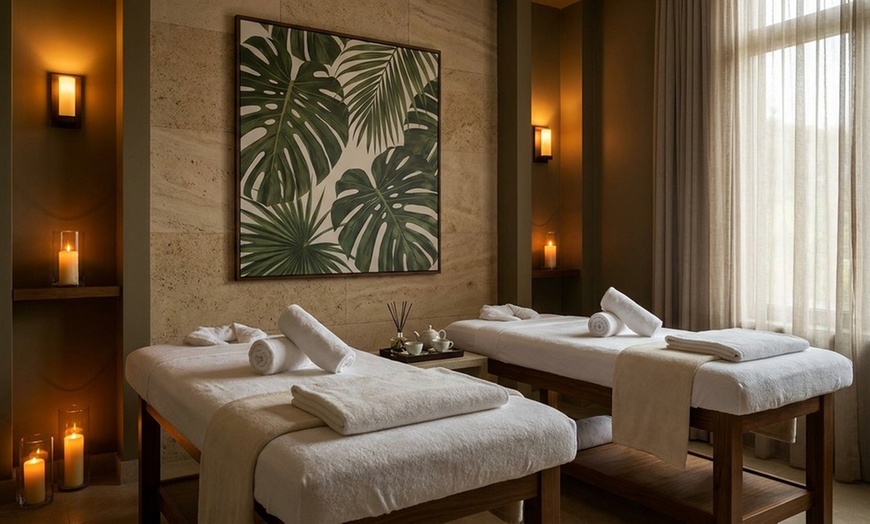 Image 2: Tailored Couples Massage: Reflexology, Hot Towels, & Exfoliation
