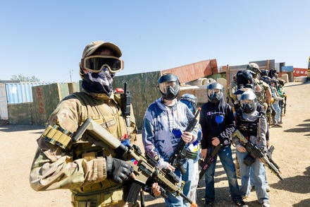 Airsoft Package (All Day Admission, Gun and Mask Rental, and BBs) - For 1 Person - GoAirheads