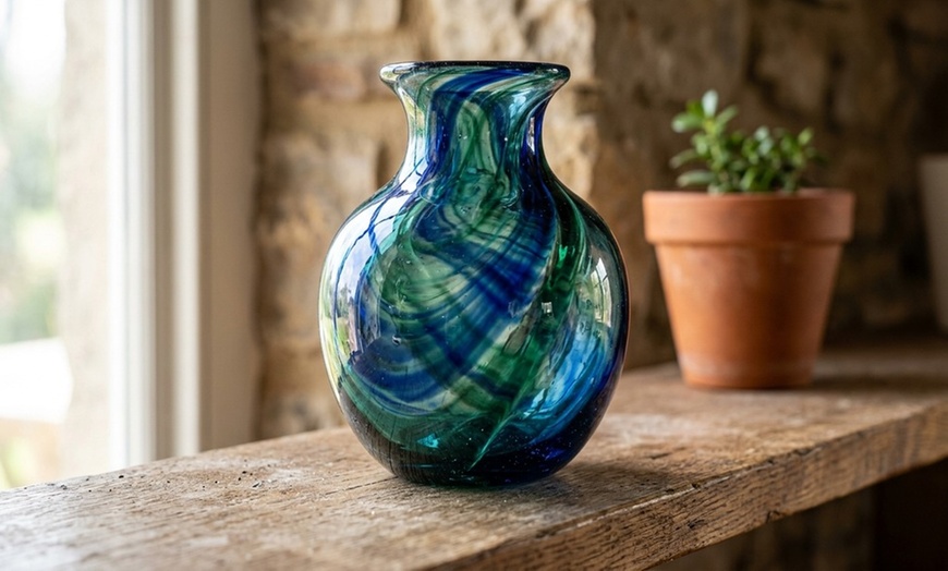 Image 6: Glass-Blowing, Wine or Beer Glass-Blowing, or Traditional Vase & More