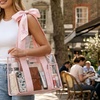 Image 2: Personalized Jelly Tote Bag with Custom Embroidered Strap