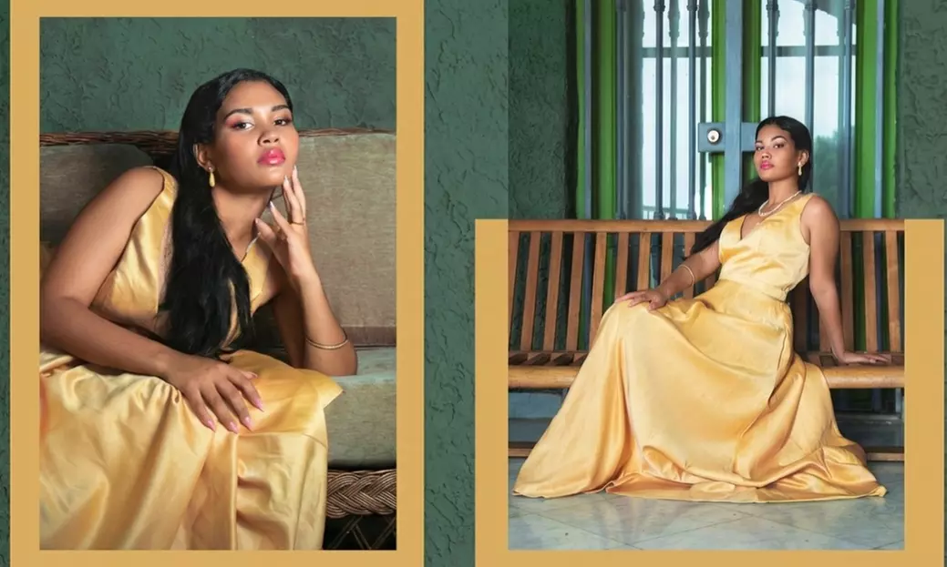 Sesión de fotos de quinceañera con 20 fotos editadas y una ampliación