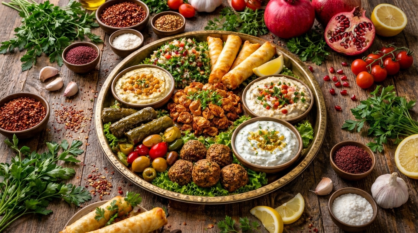 Mittagsteller nach Wahl inkl. Börekstange für 1, 2 oder 4 Personen