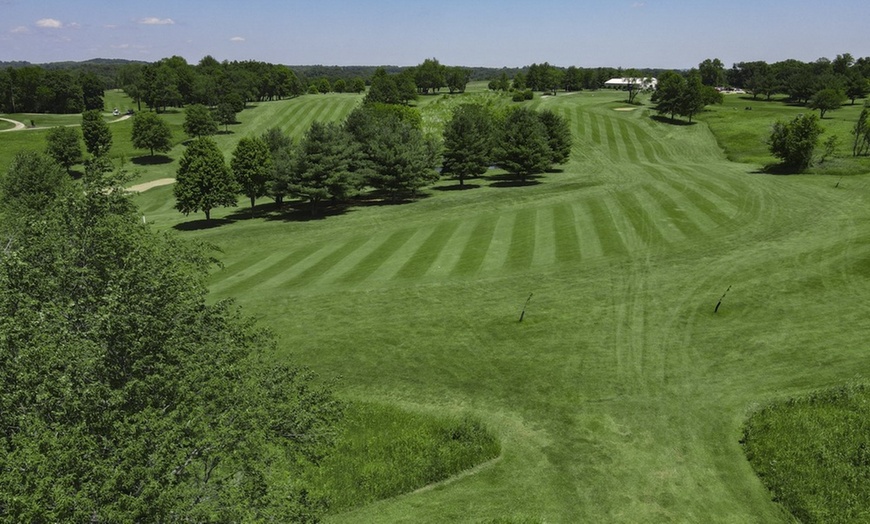 Image 6: Experience 18 Holes Golf with Cart, Range Balls, and Scenic Elevation 